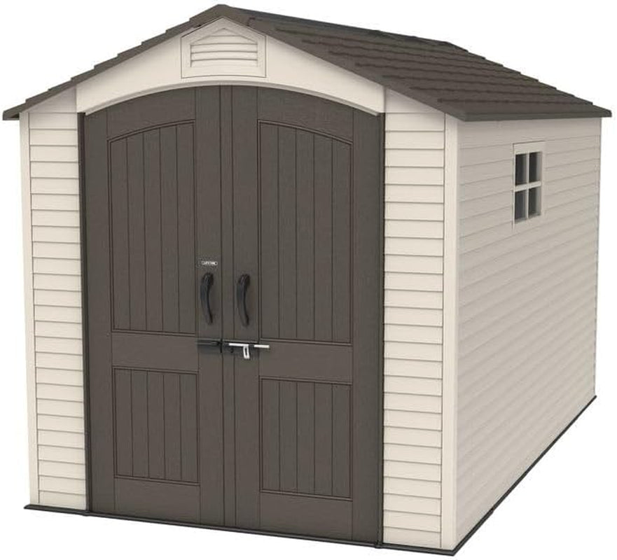 Durable 7x12 Ft Outdoor Storage Shed with Steel Reinforced Frame