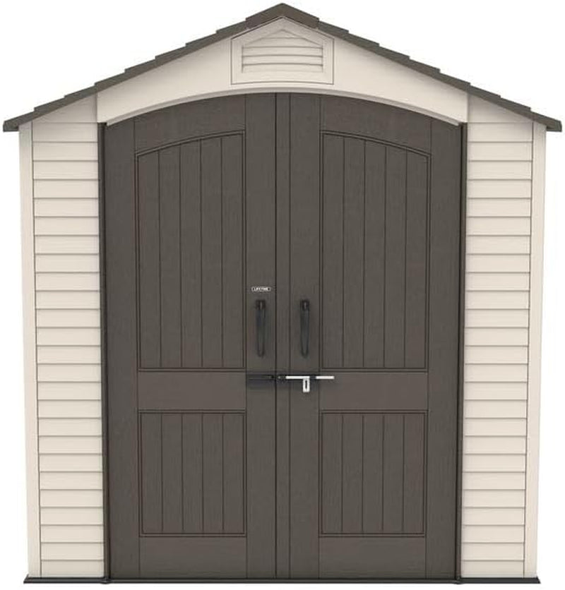 Durable 7x12 Ft Outdoor Storage Shed with Steel Reinforced Frame